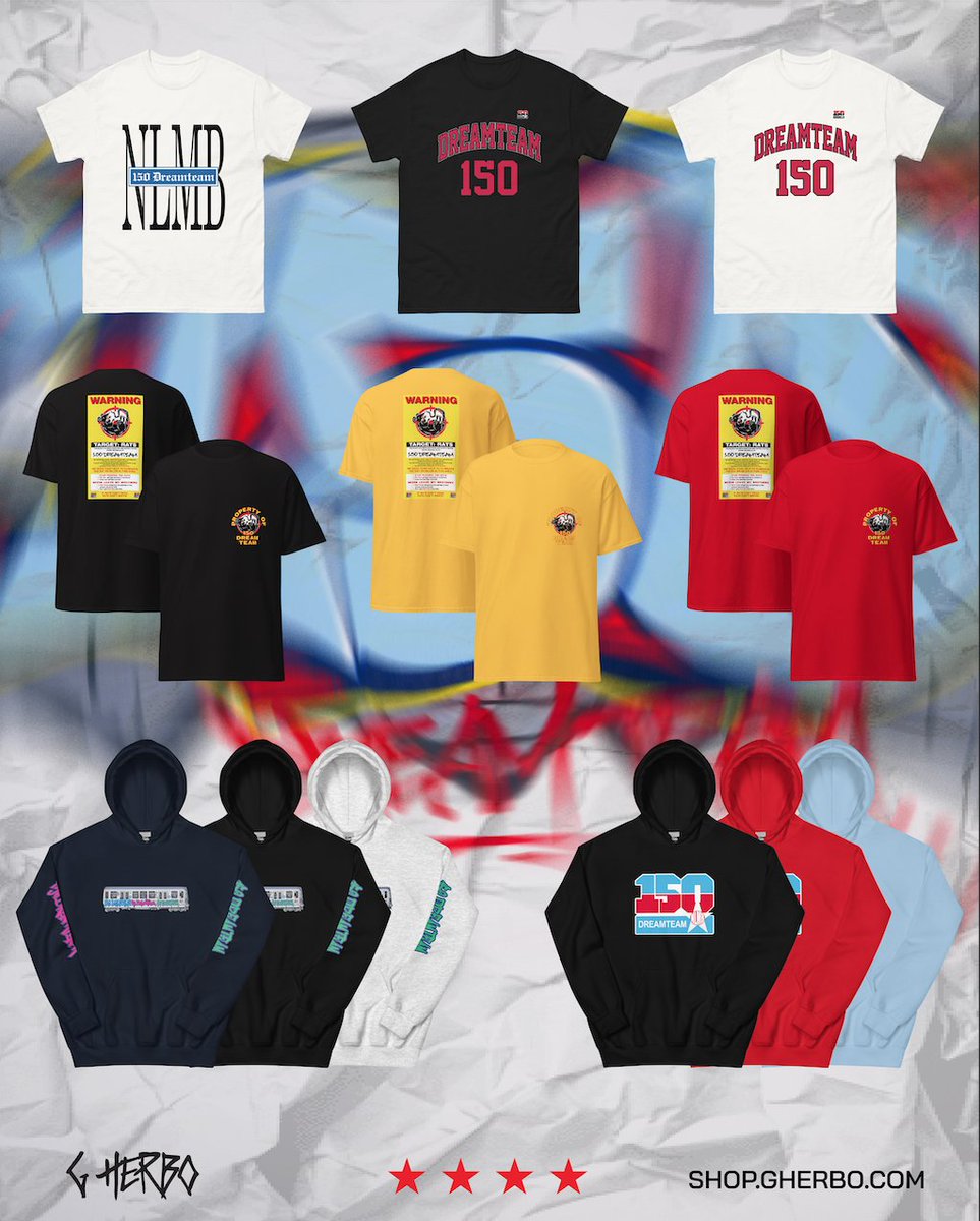 gherbo's tweet image. THIS ONE IS FOR THE CITY 🗞 150 DREAMTEAM CHICAGO COLLECTION AVAILABLE NOW ON SHOP.GHERBO.COM