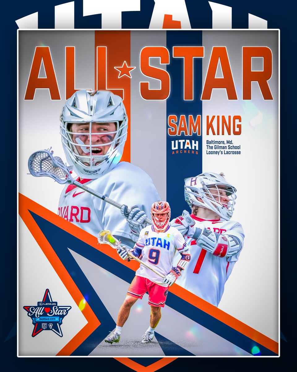 Harvard Men's Lacrosse (@harvardmlax) on Twitter photo All-🇺🇸 ▶️ All-⭐
Congratulations to Sam King '25 for earning a starting spot at the <a href="/PremierLacrosse/">Premier Lacrosse League</a> All-Star Game this weekend!
#HLX1881 // #UndefeatedExperience All-🇺🇸 ▶️ All-⭐
Congratulations to Sam King '25 for earning a starting spot at the <a href="/PremierLacrosse/">Premier Lacrosse League</a> All-Star Game this weekend!
#HLX1881 // #UndefeatedExperience