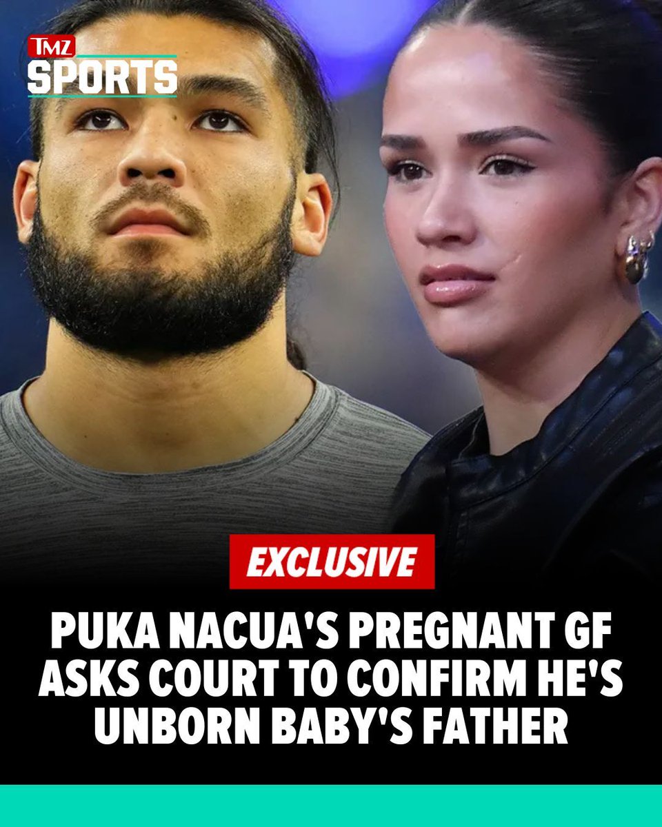 TMZ's tweet photo. Puka Nacua's girlfriend has asked a court to confirm the NFL superstar is the father of her unborn baby.
Read more: https://t.co/SoAyE0XBYi https://t.co/Wt6GRYOp15