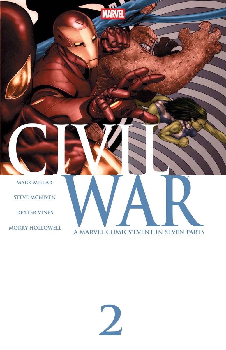 Civil War # 2 Facsimile Edition
Pencils by Steve McNiven
Colors by Morry Hollowell

#ironman #spiderman #thing
#shehulk #misterfantastic
#marvelcomics #marveluniverse #marvelart
#stevemcniven #collaboration