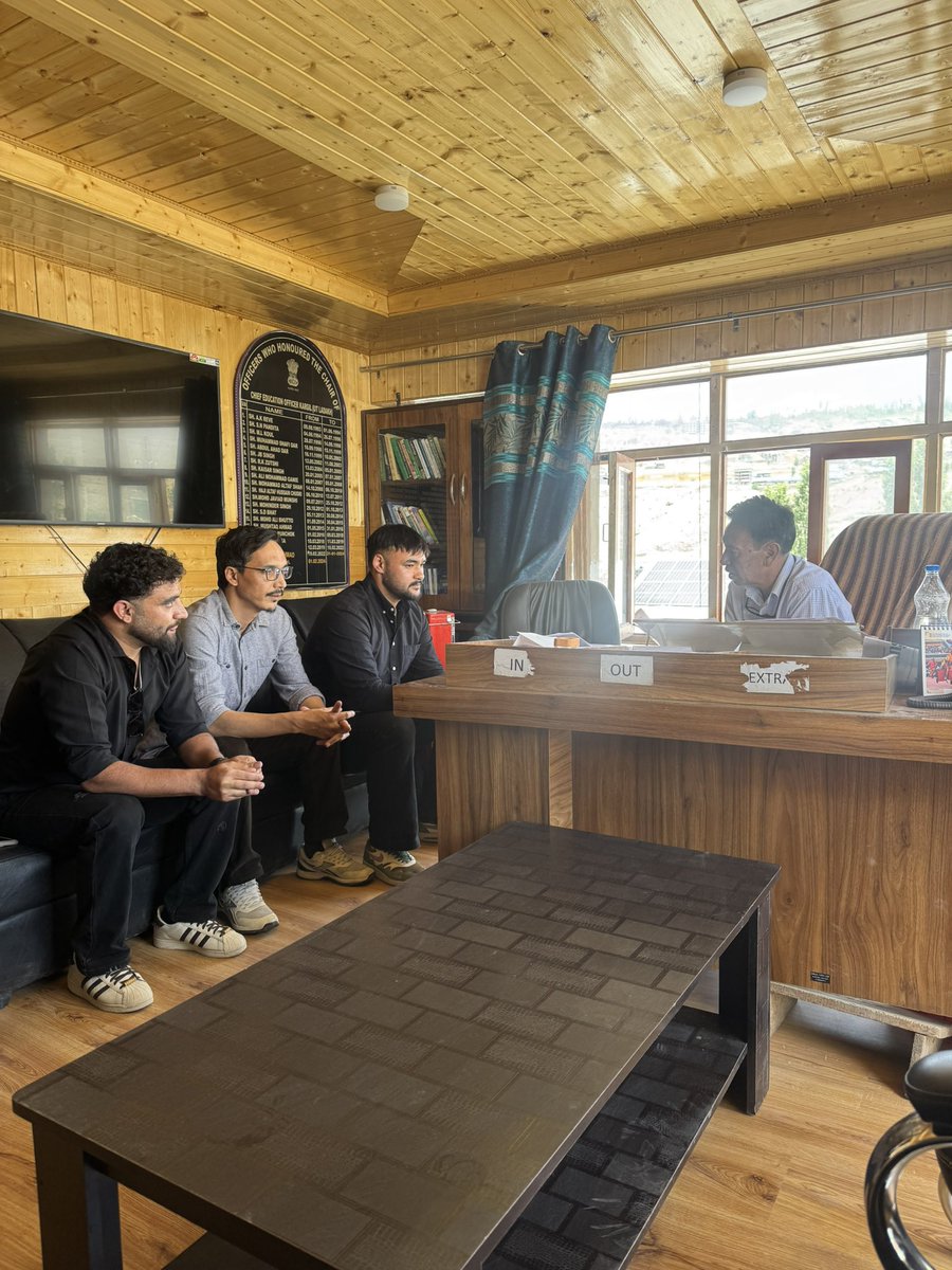 Grateful to CEO Kargil for the support during our counselling drive across 12 HSS in Kargil. We discussed key issues—most importantly, the absence of History as a subject in many schools. We strongly urged its inclusion for students’academic growth and national awareness. #ALSWAC