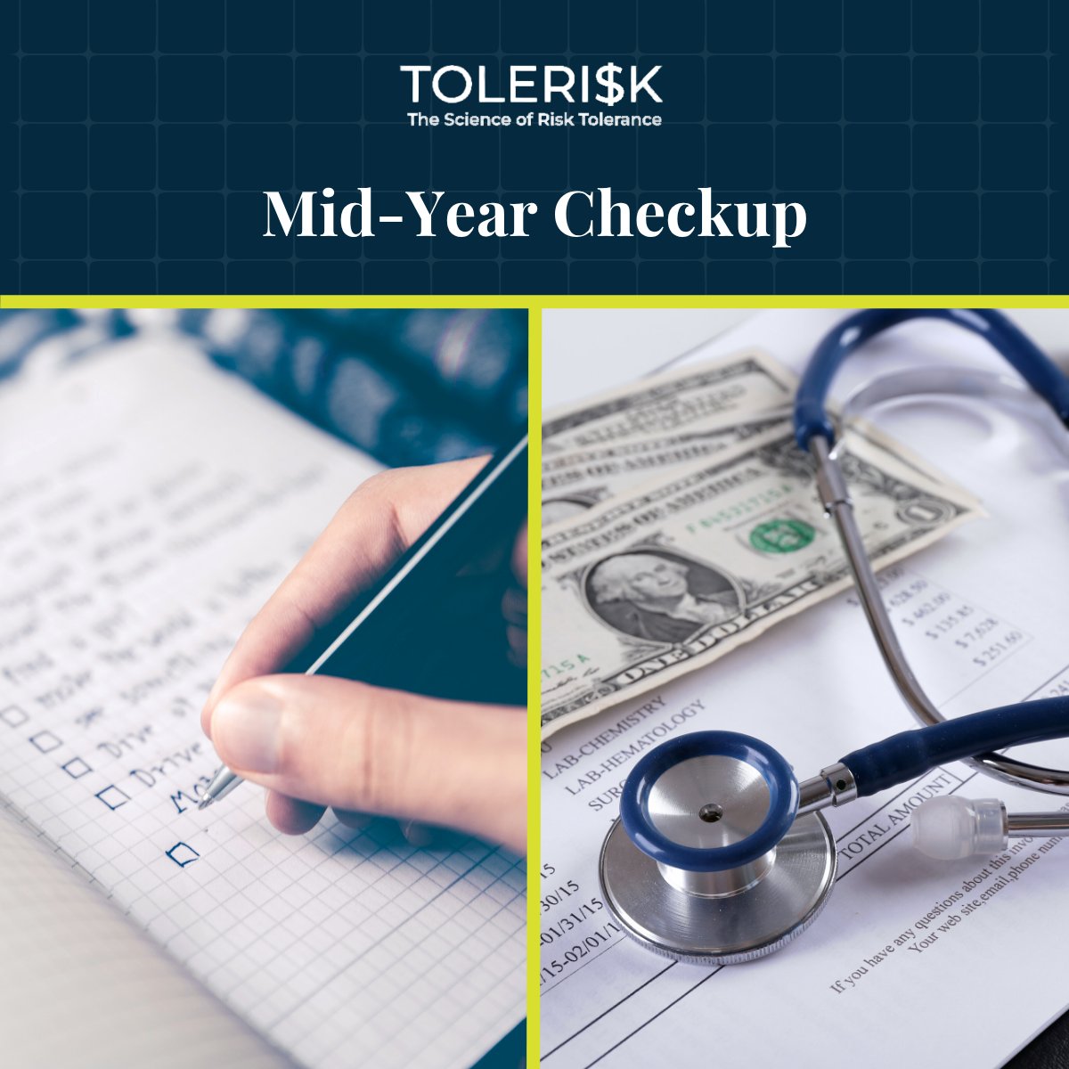 Mid-year is here – are your clients still on track?

Now’s the time to revisit their goals and adjust the plan if needed.

#FinancialPlanning #ClientCheckIn #Tolerisk