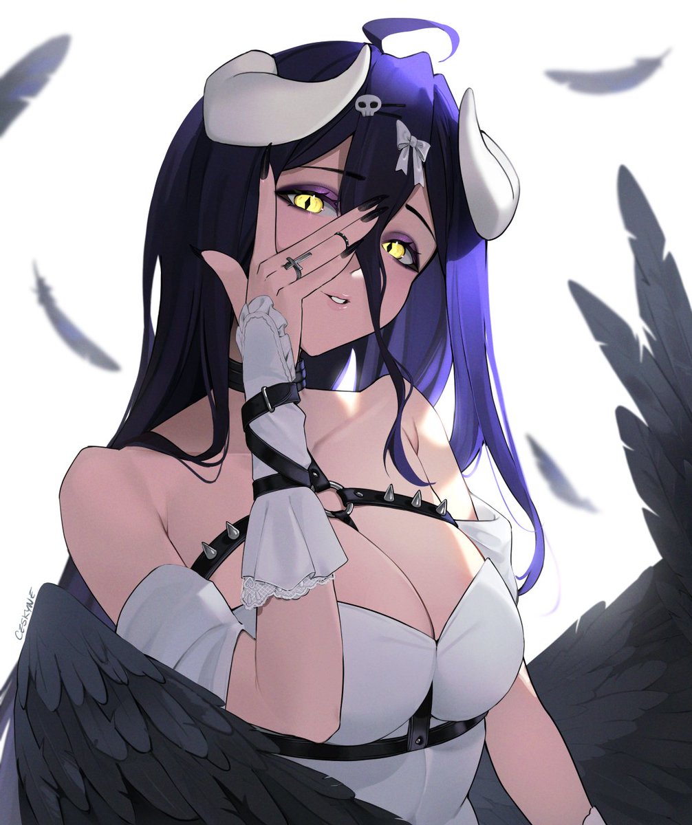 ceskyne's tweet image. Albedo 🤍 #Overlord  #VGenComm