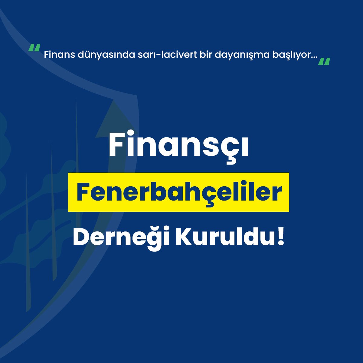 Finans dünyasında sarı-lacivert bir dayanışma başlıyor! 💛💙