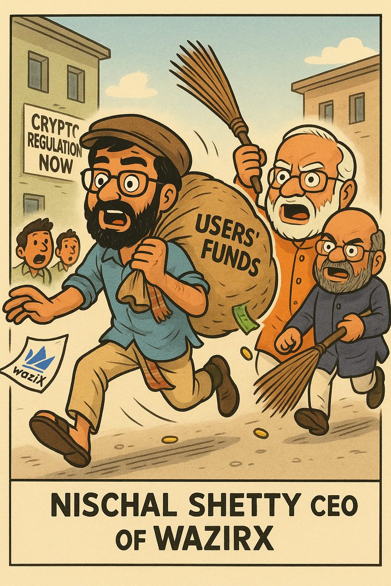 ye WazirX chor hai, Nischal shetty scammer hai