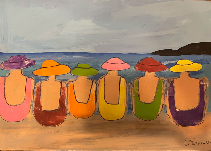 MSassociation's tweet image. MSAA features the work of many talented artists affected by #multiplesclerosis as part of our annual MSAA Art Showcase.

This month, we celebrate April Yamamura with her piece titled &quot;Summer Scene.&quot; ☀️ 
#MSartshowcase #MSawareness #MSassociation