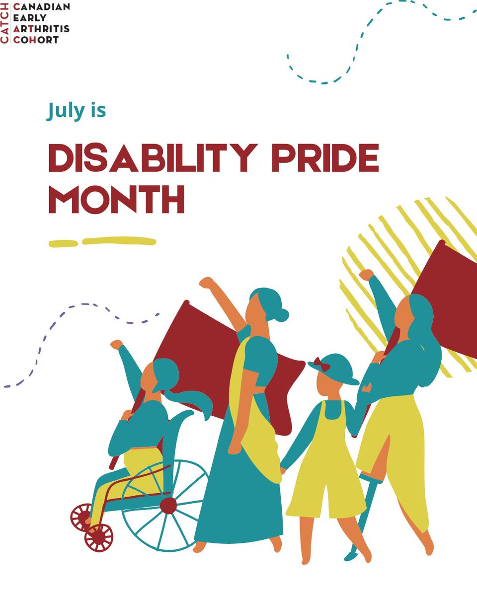 It’s Disability Pride Month! This month, we’re celebrating the strength, resilience, and pride of people living with disabilities—including those with rheumatoid arthritis (RA). RA is often an invisible disability, but its impacts on daily life are very real.  We would like to