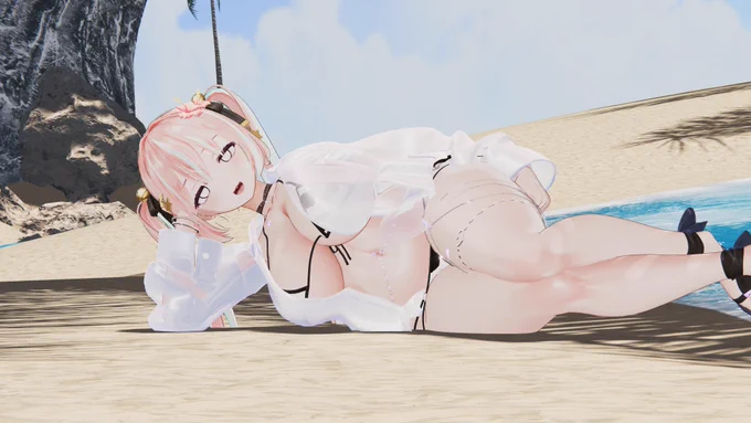 海で泳ぎたい....けど寝てたい..........