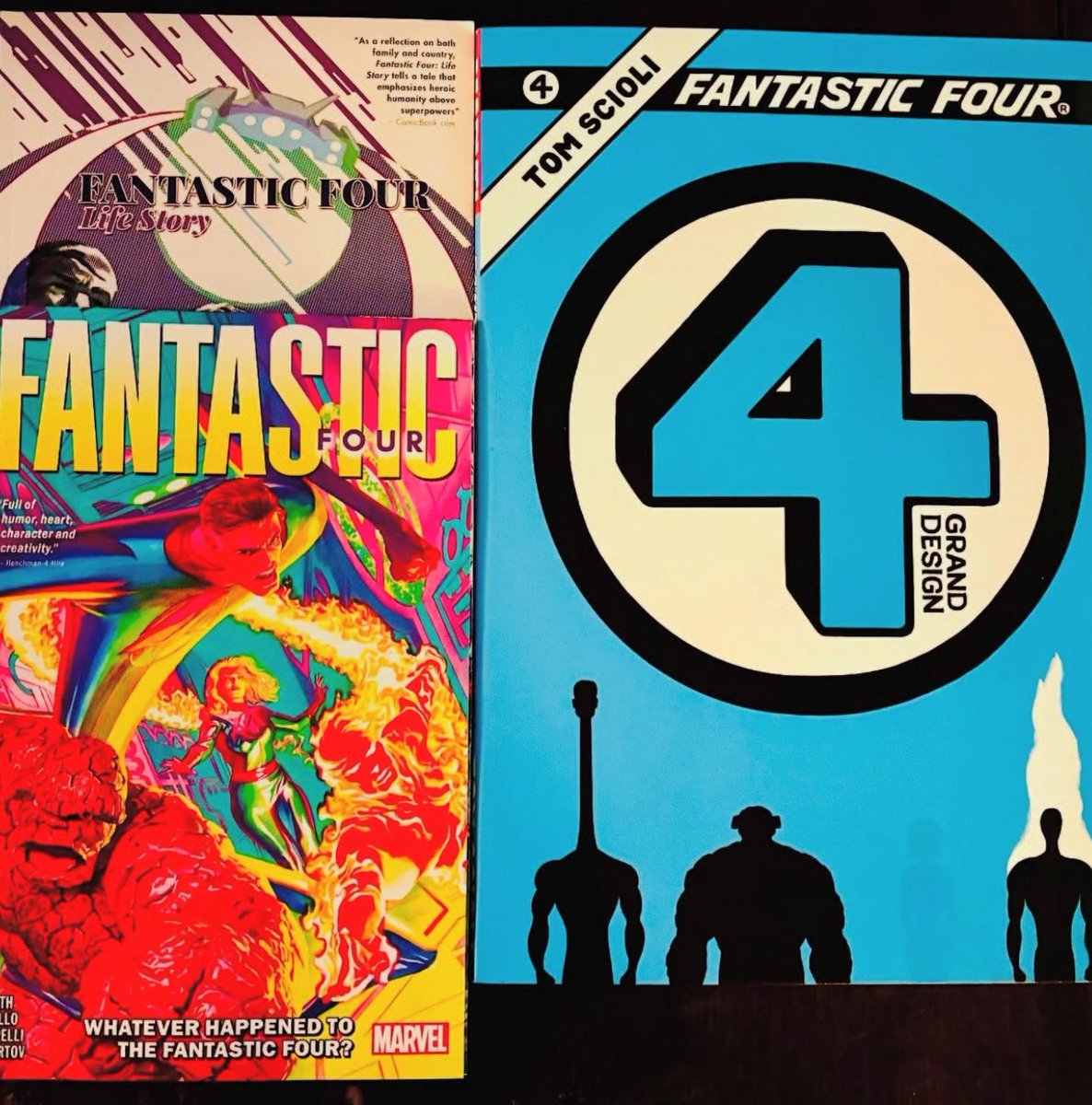 🍿 Pre-summer blockbuster reading… 

#Superman #FantasticFour
