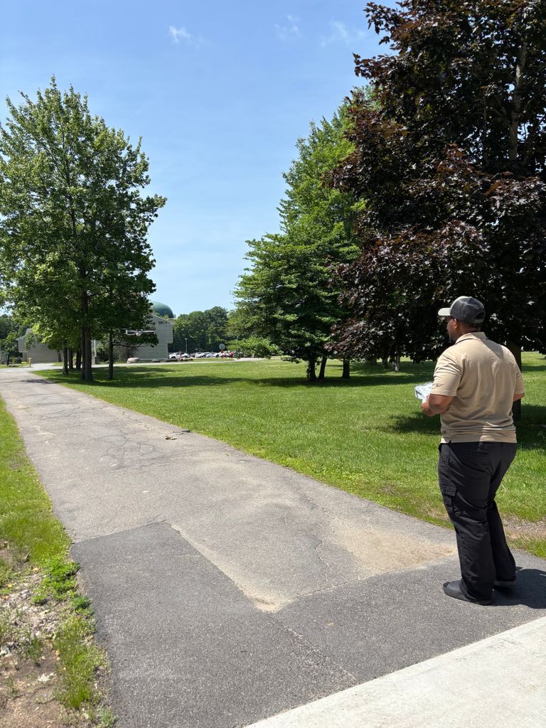 ClarksonCEM's tweet photo. Drone test flights have begun! Our C3G interns have been busy getting together to test fly a state of the art drone which will be used to collect overhead data  St. Lawrence County. #ClarksonU #WeBuildYourFuture #LetsGoTech https://t.co/uOqwhFt0gj