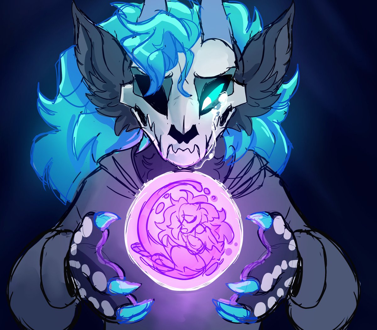 Opossol's tweet image. in my free time I&apos;ve been working on making a VRChat roleplay! me and a buddy of mine have been using some old character of ours for it and it inspired me to draw them again!
