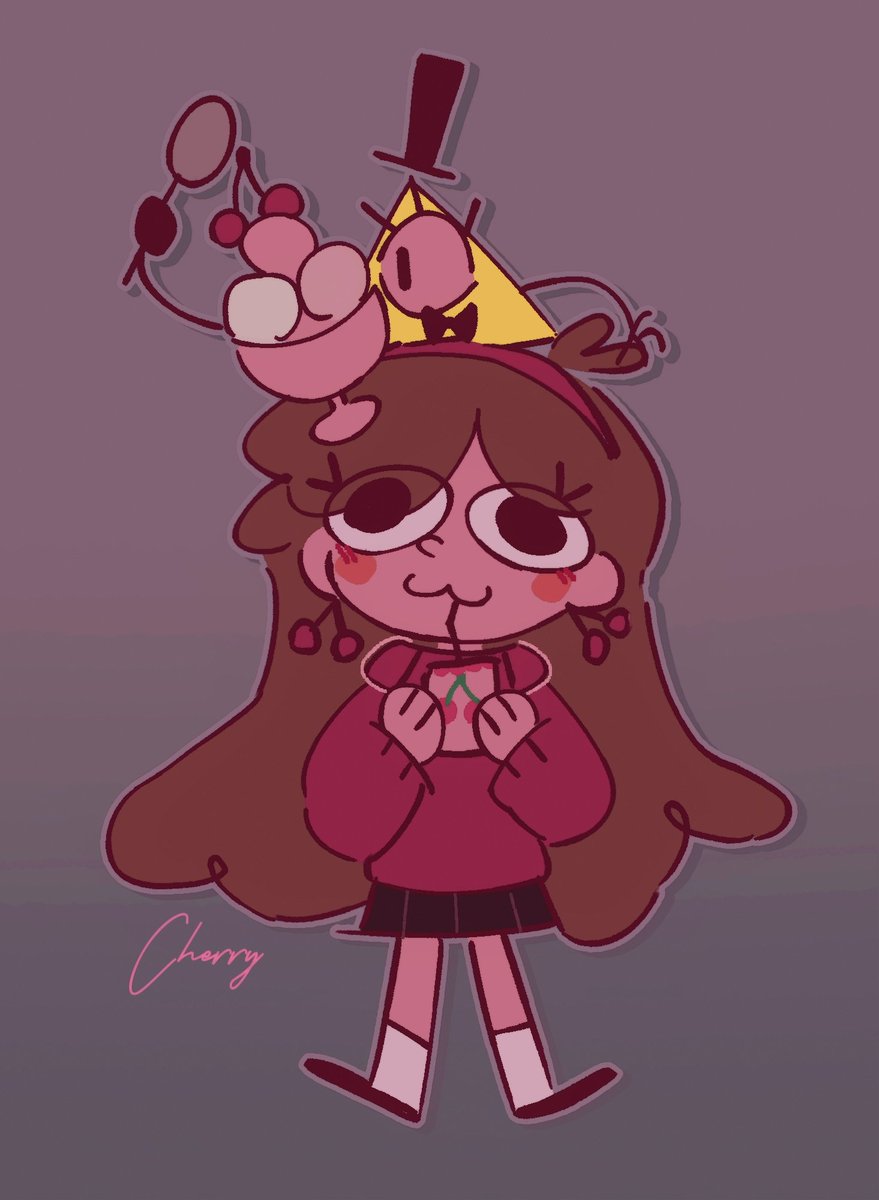 Besties🍒
#gravityfalls #billcipher #mabelpines