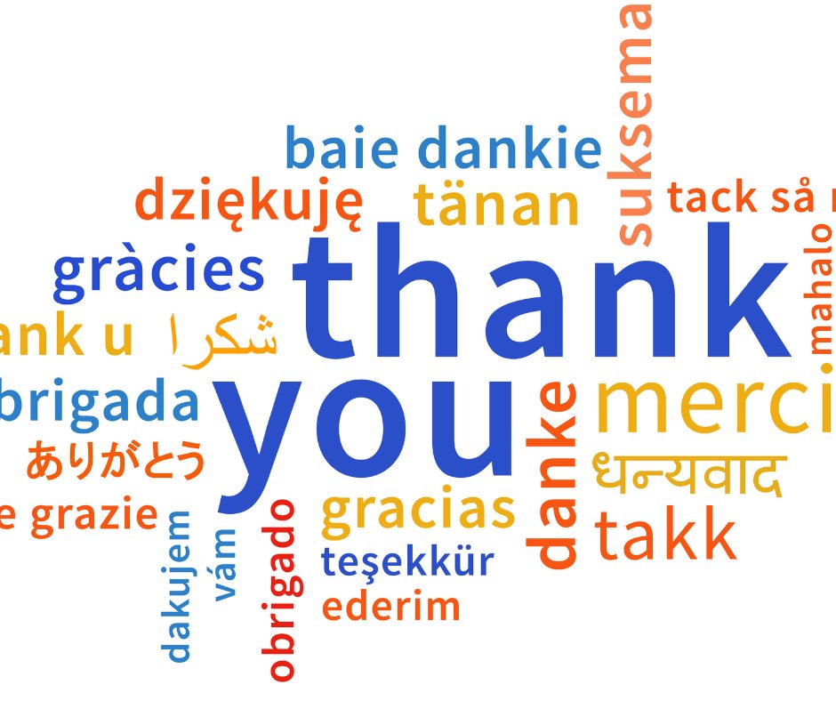 On #ThankYouDay, we’d like to thank our supporters for their commitment over the last 14 years.  We are only here because of you.
#ThankYou #Cheers #MuchObliged #AppreciateIt #Grateful #BottomOfMyHeart