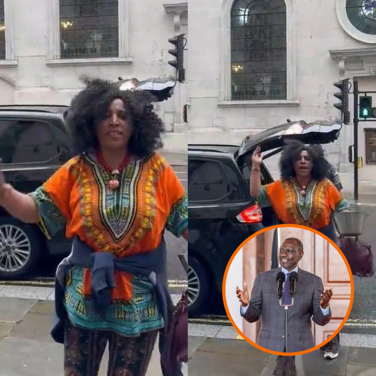 kenyasgossips's tweet photo. "President Ruto we don't want Western money, Africa has enough...no more exploitation" - A Kenyan woman in London boldly tells President Ruto https://t.co/2w3OA3jy6y