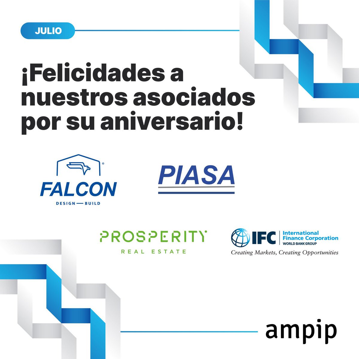AMPIP Asociación Mexicana de Parques Industriales (@ampip) on Twitter photo Felicitamos a todos nuestros asociados que celebran su aniversario en el mes de julio.
<a href="/ClaudiaEstevesC/">Claudia Esteves Cano</a>
#parquesindustriales #parquesindustrialesampip #aniversarioasociados Felicitamos a todos nuestros asociados que celebran su aniversario en el mes de julio.
<a href="/ClaudiaEstevesC/">Claudia Esteves Cano</a>
#parquesindustriales #parquesindustrialesampip #aniversarioasociados