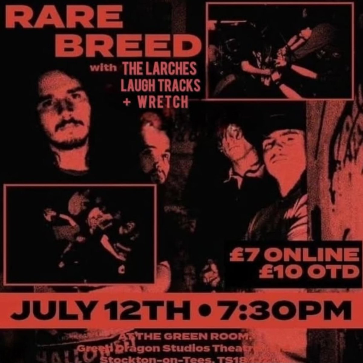 Saturday 12th July - Rare Breed

Teesside Alt-Metal outfit Rare Breed take to the stage for their first hometown headliner of the year.

Support from The Larches, Laugh Tracks &amp; Wretch.

🎟 georgiantheatre.co.uk/live-events/ra…