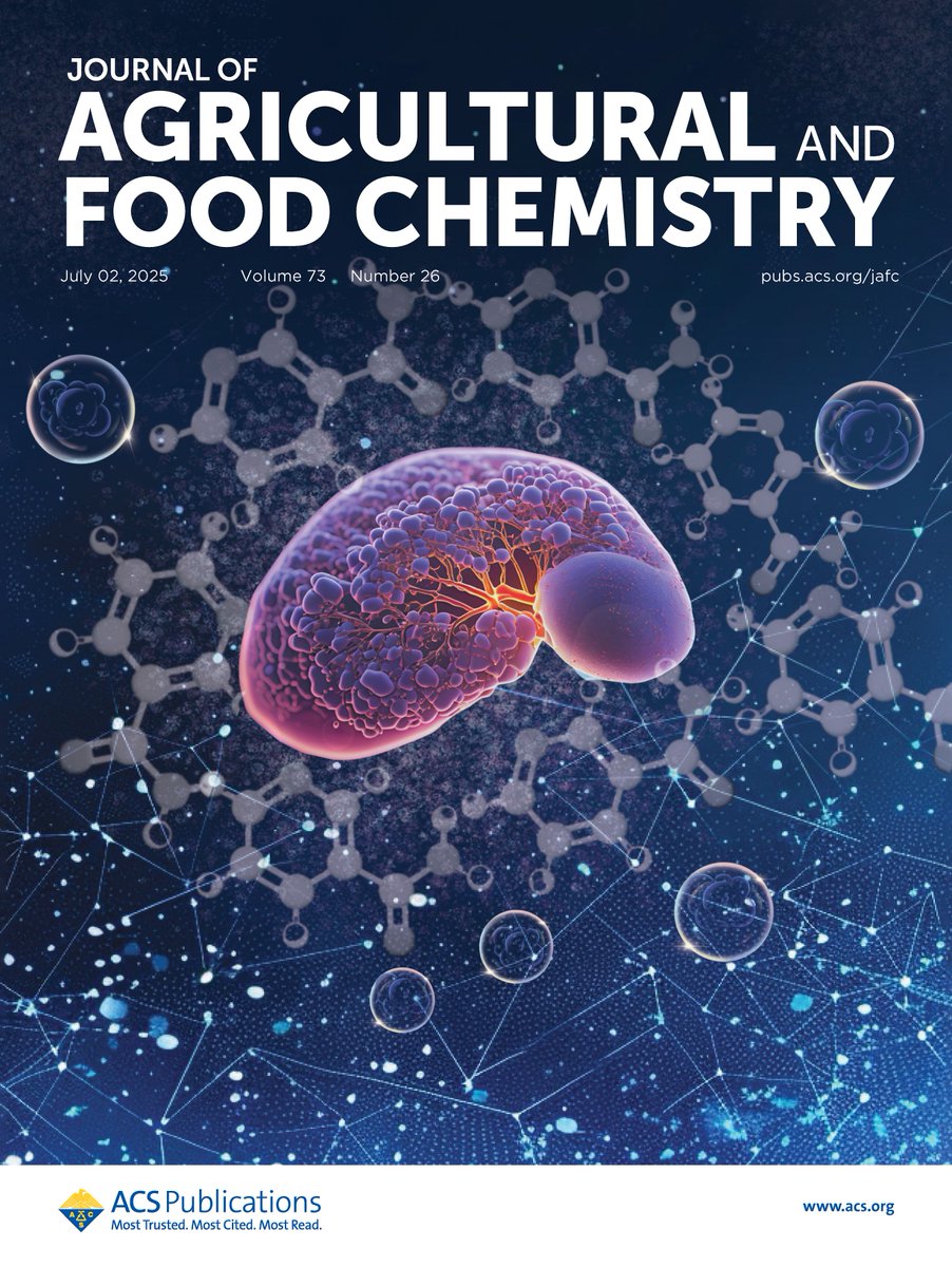 This week's issue of #JAFC is now online!

Our front cover represents that nicotinamide, a dietary form of vitamin B3, ameliorates alcohol-induced hepatic steatosis. Read the article at go.acs.org/cPb