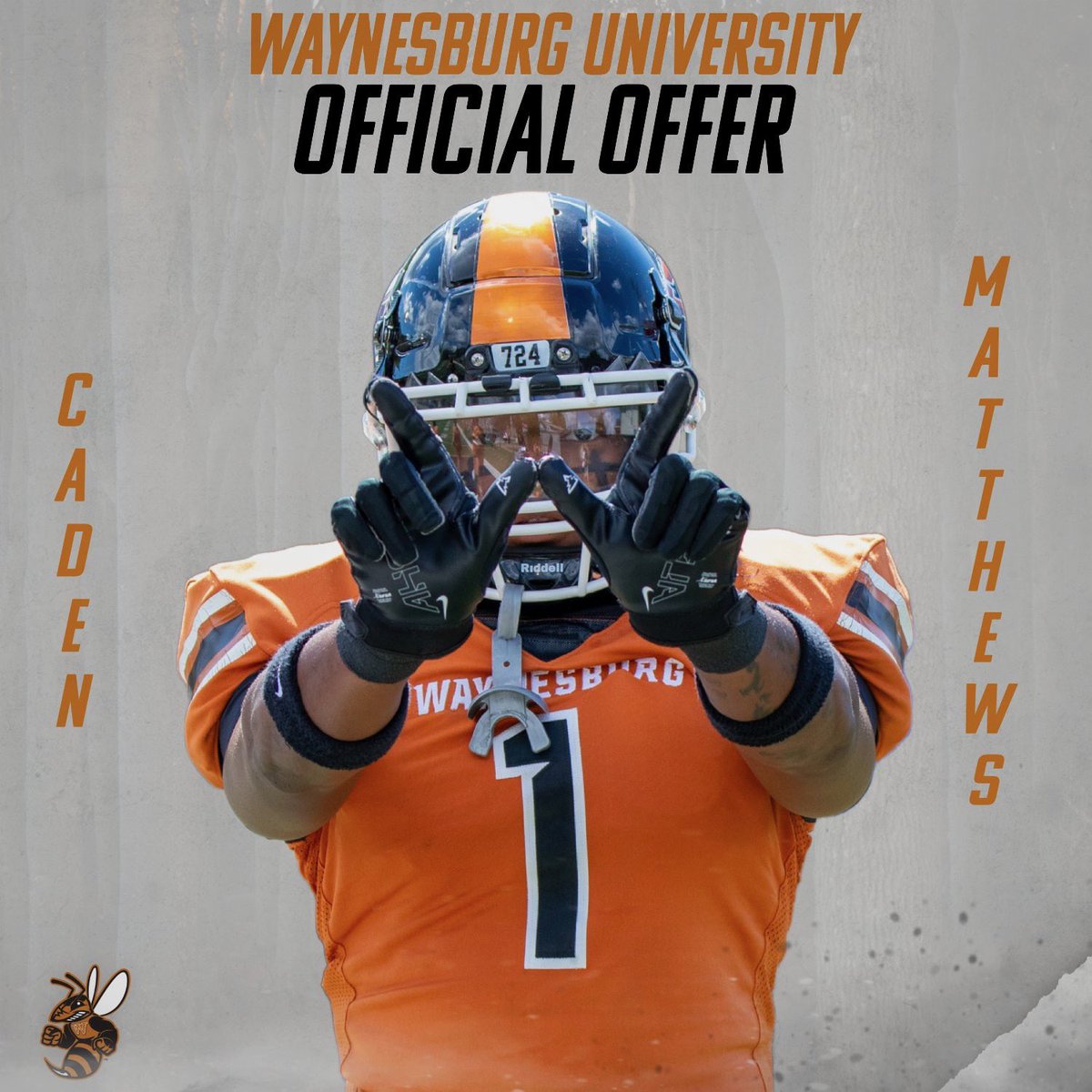 Caden Matthews (@cadenmatthews03) on Twitter photo #AGTG After a great conversation with <a href="/CoachPHamilton/">Coach Phil</a>. I am grateful to receive an offer from <a href="/Waynesburg_FTBL/">Waynesburg Football</a> !!
<a href="/CoachColemanHC/">Dr. Cornelius Coleman</a> <a href="/CoachChuck90/">Coach Chuck</a> <a href="/ConnellsvilleFB/">Falcons Football</a> #AGTG After a great conversation with <a href="/CoachPHamilton/">Coach Phil</a>. I am grateful to receive an offer from <a href="/Waynesburg_FTBL/">Waynesburg Football</a> !!
<a href="/CoachColemanHC/">Dr. Cornelius Coleman</a> <a href="/CoachChuck90/">Coach Chuck</a> <a href="/ConnellsvilleFB/">Falcons Football</a>