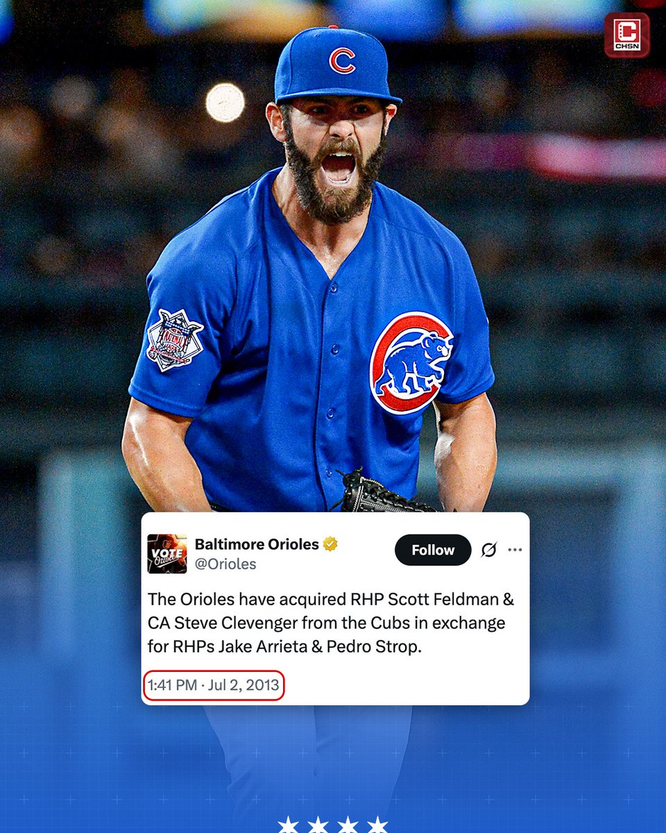CHSN_Cubs's tweet image. We&apos;d say this trade worked out pretty well for the Cubs.