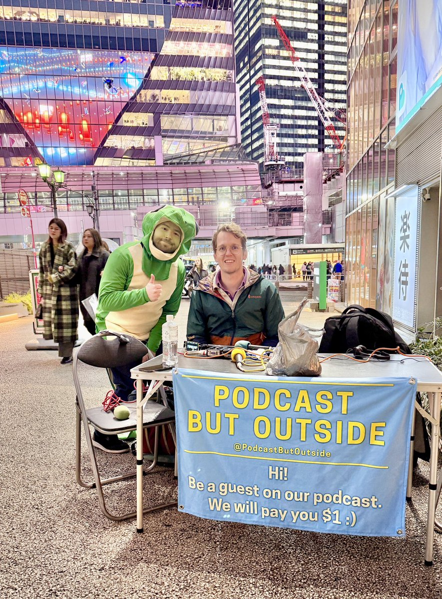 PodButOutside's tweet image. great new episode in Tokyo with gecko, out now.