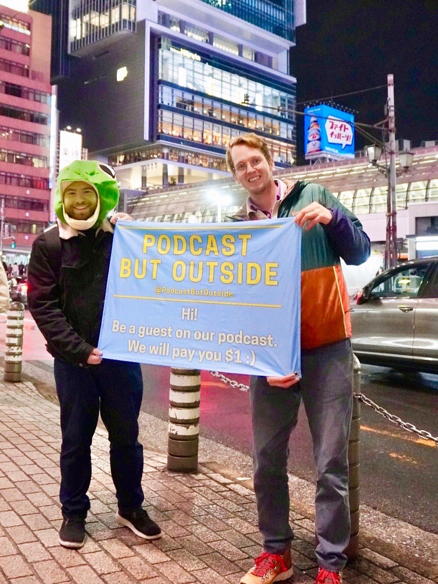 PodButOutside's tweet image. great new episode in Tokyo with gecko, out now.