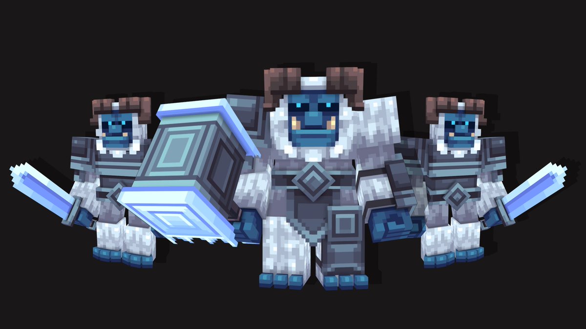 ArtistFyrtarn's tweet photo. ✨FROSTBOUND KING✨

A recent boss model of mine, part of an upcoming project and definitely one of my favorite designs!

🛠️Made with @blockbench 
🎥Rendered in @Sketchfab 

A like, follow or RT is always appreciated! 🙌
#Minecraft #Bedrock #Blockbench #PixelArt #LowPoly https://t.co/QTBVMc6Jzk