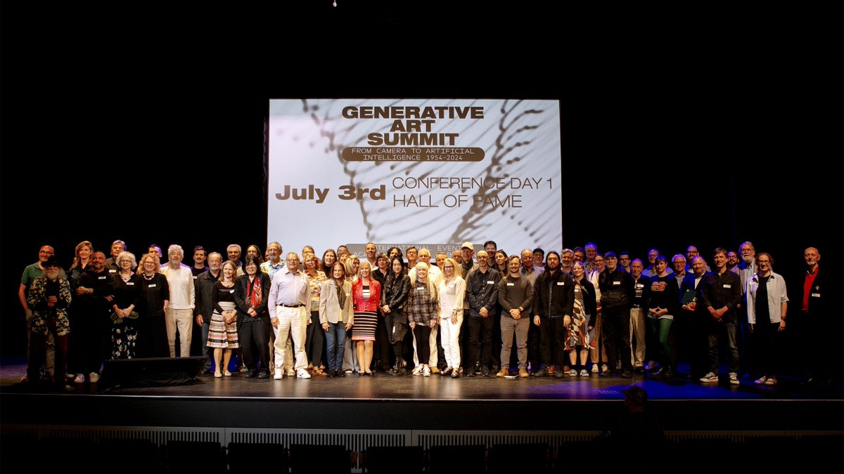 Dear Comunity of the Generative Art Summit 2024 in Berlin

I just want to send a short reminder! Today - one year ago - the Generative Art Summit opend its doors with the first welcome evening. Great memories of these 5 days are firmly rooted in me thanks to your fantastic