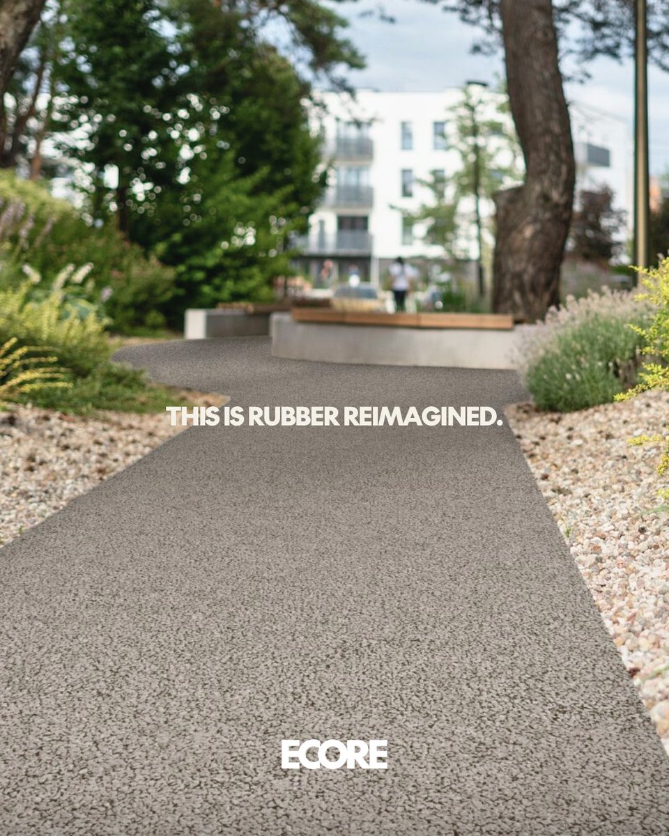 ecoreintl's tweet image. Most rubber comes at a cost—to our planet.

At Ecore, we believe there’s a better way.

♻️ Remanufactured. Repurposed. Reimagined.

#ecore #zerowaste #sustainability #circulareconomy #greendesign #upcycle #industryleader #rubber