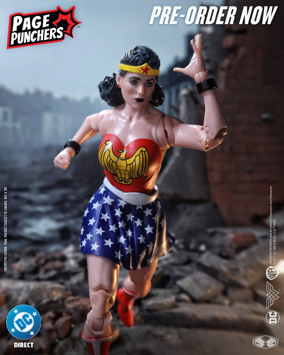 McFarlane Toys (@mcfarlanetoys) on Twitter photo Wonder Woman™ (WonderWoman #1™) is available for pre-order NOW at select retailers!
➡️ bit.ly/WonderWomanWW7…
7" scale #PagePunchers figure includes 4 extra hands, art card and base. PLUS a re-print Wonder Woman #1 comic!
#McFarlaneToys #WonderWoman #DCComics #DCDirect Wonder Woman™ (WonderWoman #1™) is available for pre-order NOW at select retailers!
➡️ bit.ly/WonderWomanWW7…
7" scale #PagePunchers figure includes 4 extra hands, art card and base. PLUS a re-print Wonder Woman #1 comic!
#McFarlaneToys #WonderWoman #DCComics #DCDirect
