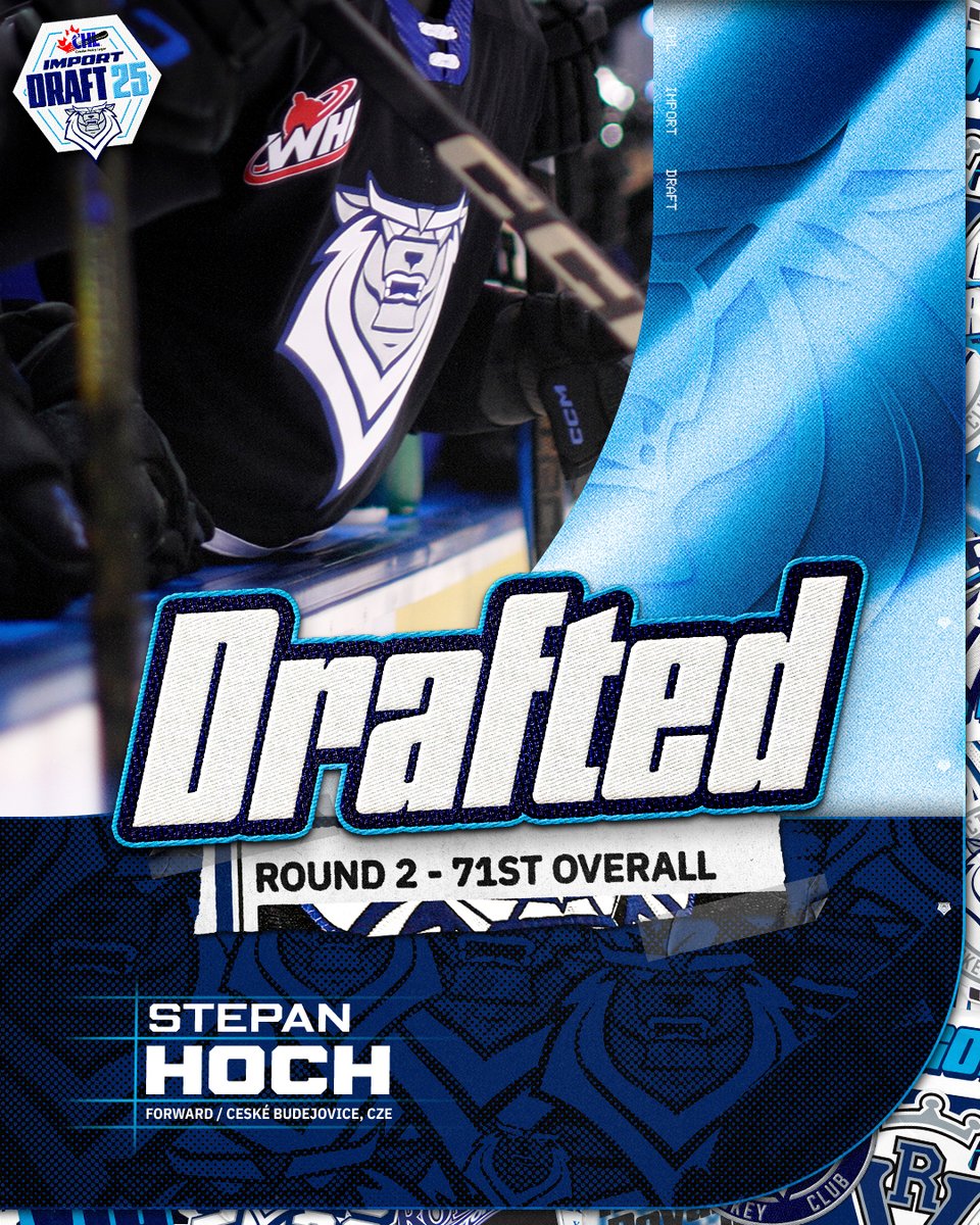 With the 71st overall selection in the 2025 CHL Import Draft, the Victoria Royals have selected Stepan Hoch from Ceske Budejovice HC.

Welcome to Victoria, Stepan!
