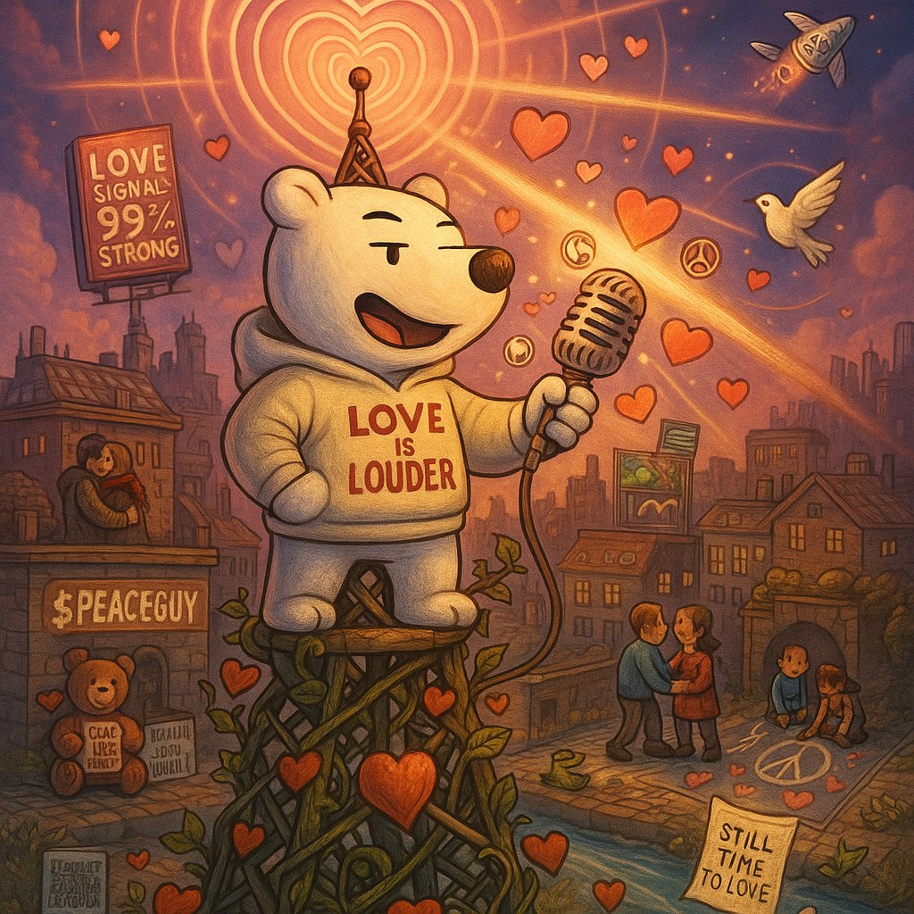 SolPeaceguy's tweet image. No matter how loud the world gets, kindness still speaks the clearest. 🌍✌️
PeaceGuy’s mission is simple: Spread love. Across borders, across chains, across hearts.
Let’s lead with empathy and show them what holding the line really means.
#PEACEGUY $PEACEGUY 💛🕊️