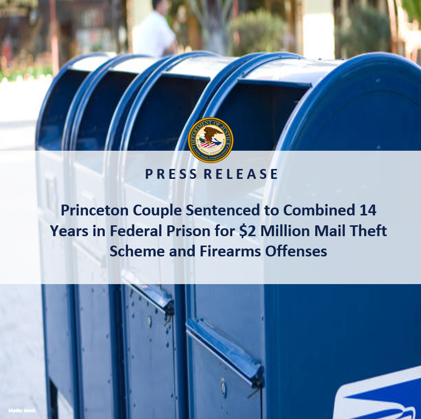 SDINnews's tweet image. Princeton Couple Sentenced to Combined 14 Years in Federal Prison for $2 Million Mail Theft Scheme and Firearms Offenses
🔗justice.gov/usao-sdin/pr/p…
@ATFColumbus, @EvansvillePD, @USPIS_IN, @FBIIndianapolis and @SecretService investigated.