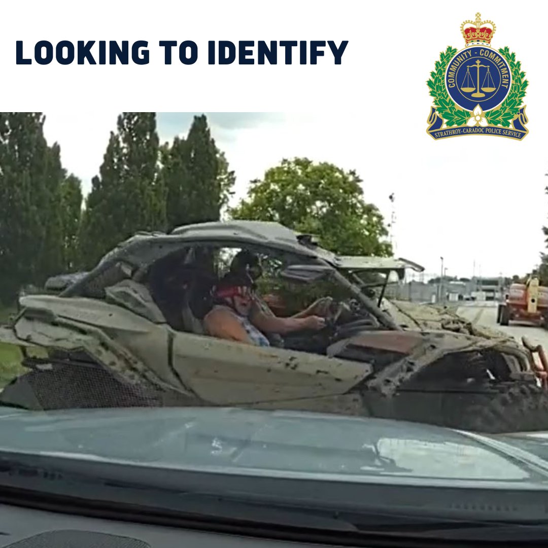 🚨 WANTED – INFO NEEDED 

The occupants intentionally rammed an SCPS cruiser &amp; fled while trespassing at Hydro One (Falconbridge Dr). 

👮‍♂️ Do the right thing—turn yourself in.
🔎 Know this vehicle or its occupants?
📞 Call SCPS: 519-245-1250
📲 Or Crime Stoppers: 1-800-222-TIPS