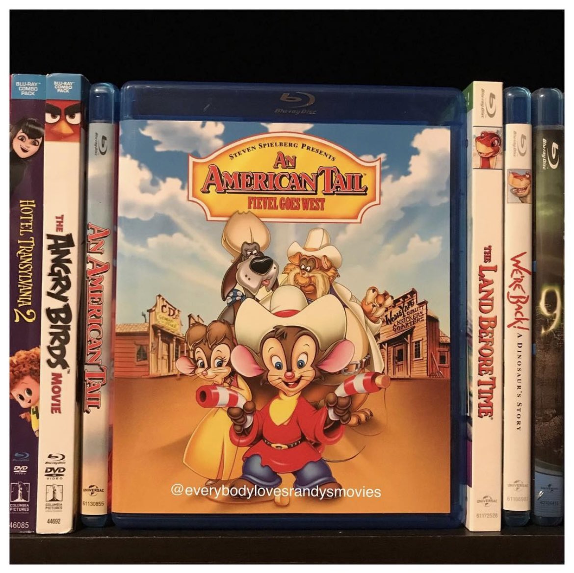 RandysMovies's tweet photo. Movie: #AnAmericanTailFievelGoesWest (1991)
Starring: #PhillipGlasser #CathyCavadini #DomDeLuise #AmyIrving #JamesStewart #JohnCleese #JonLovitz #EricaYohn
Directed By: #PhilNibbellink and #SimonWells
#BluRay
#MovieNerd
#MovieCollector
#BluRayCollection
#MovieCollection
#MovieBuff
#AnAmericanTail
#PhysicalMedia
#FilmTwitter