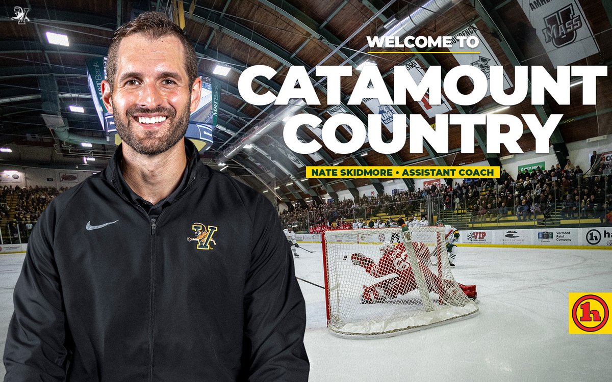 UVMmhockey's tweet image. Skidmore Named Assistant Coach with Vermont Men's Hockey - go.uvm.edu/nates
#802Hockey