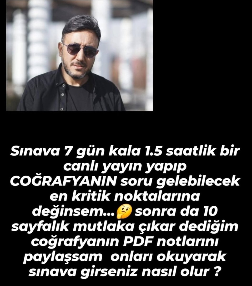 Nasıl olur..? 😎 ( 2025/AGS öncesi )

instagram.com/p/DLmnHB9I2wy/…