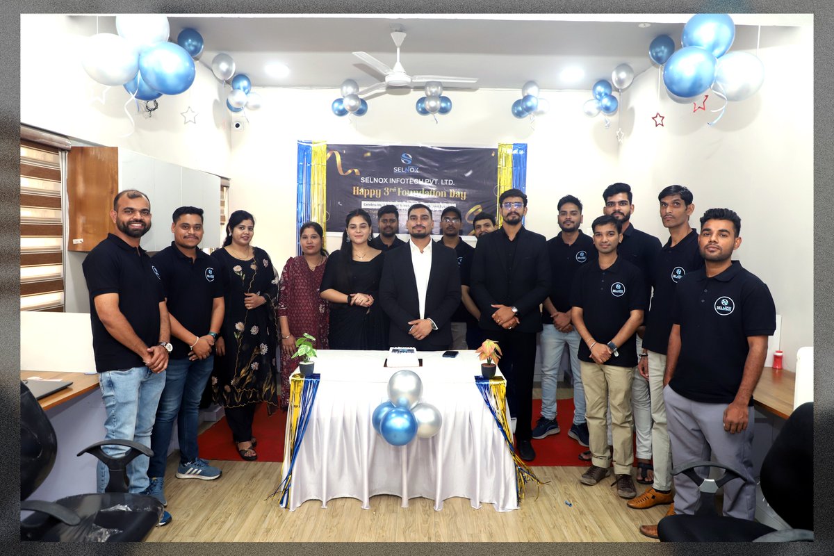 selnoxinfotech's tweet photo. 🎉 Celebrating 3 Years of Selnox Infotech!
From a single idea to delivering global tech &amp; marketing solutions — it's been a journey of innovation, resilience, and growth.
Grateful to our team, clients, and supporters.
Here’s to many more milestones ahead! 🚀
#Selnoxinfotech https://t.co/HkzyfQ2RrX