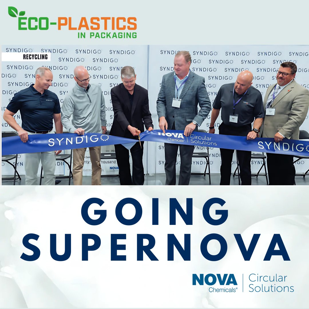 NOVA Chemicals (@novachemicals) on Twitter photo Check out 'Going Supernova' in the July issue of <a href="/Ecoplasticspkg/">Eco-plastics in Packaging</a> by Duncan MacRae. In the article, NOVA's Alan Schrob is interviewed about NOVA's mechanical recycling facility, SYNDIGO1. He details the process of mechanical recycling and the sophisticated #SYNDIGO1 technology and Check out 'Going Supernova' in the July issue of <a href="/Ecoplasticspkg/">Eco-plastics in Packaging</a> by Duncan MacRae. In the article, NOVA's Alan Schrob is interviewed about NOVA's mechanical recycling facility, SYNDIGO1. He details the process of mechanical recycling and the sophisticated #SYNDIGO1 technology and