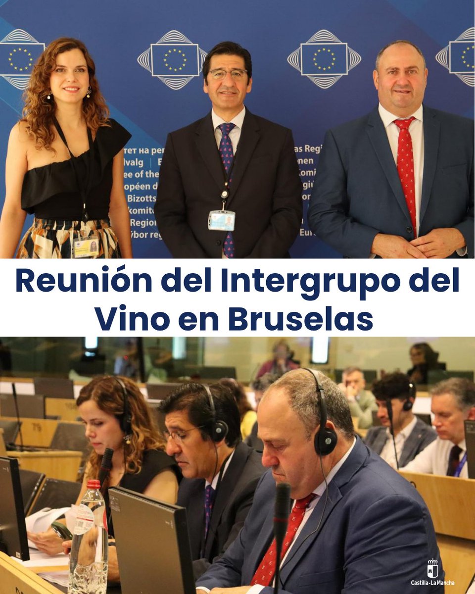 🔴 Castilla-La Mancha dice que no al arranque generalizado de viñedo y propone una reconversión y reestructuración para impulsar el relevo generacional

📸 Reunión del Intergrupo del Vino, que se celebra en el Comité de las Regiones en Bruselas

#CLM
