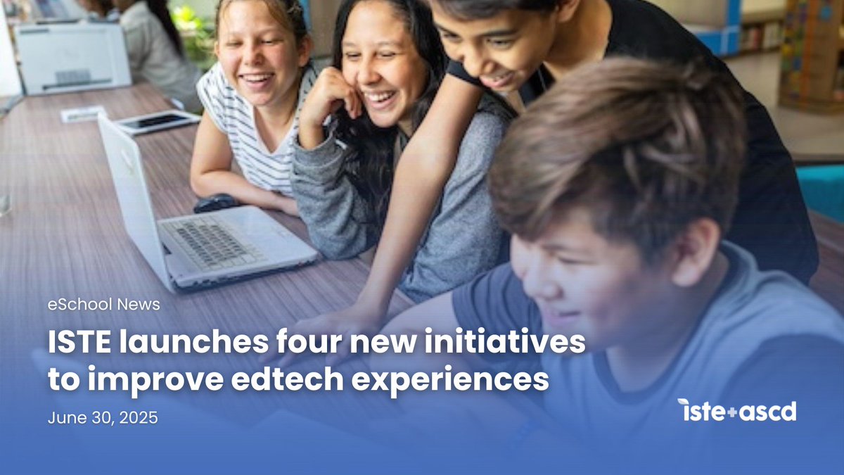ASCD (@ascd) on Twitter photo At #ISTELive + #ASCDAnnual, we unveiled a bold vision for the future of education, announcing four major initiatives to ensure all students have access to transformational learning experiences.
As reported by <a href="/eschoolnews/">eSchool News</a>, these commitments include preparing 200,000 teachers to At #ISTELive + #ASCDAnnual, we unveiled a bold vision for the future of education, announcing four major initiatives to ensure all students have access to transformational learning experiences.
As reported by <a href="/eschoolnews/">eSchool News</a>, these commitments include preparing 200,000 teachers to