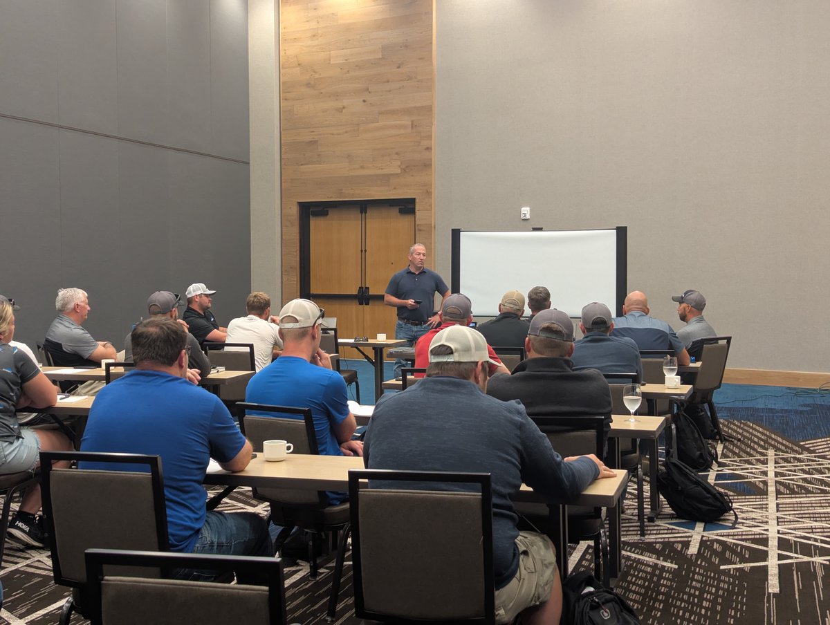 BuildSummitInc's tweet photo. Summit’s Sales Team gathered for a day of training, leadership development, and updates from HR, finance, and building systems. Investing in our team means better results for our customers, bringing knowledge and service to every farm we work with. 
#BuildSummit #TeamSummit https://t.co/GKyn97NLKH