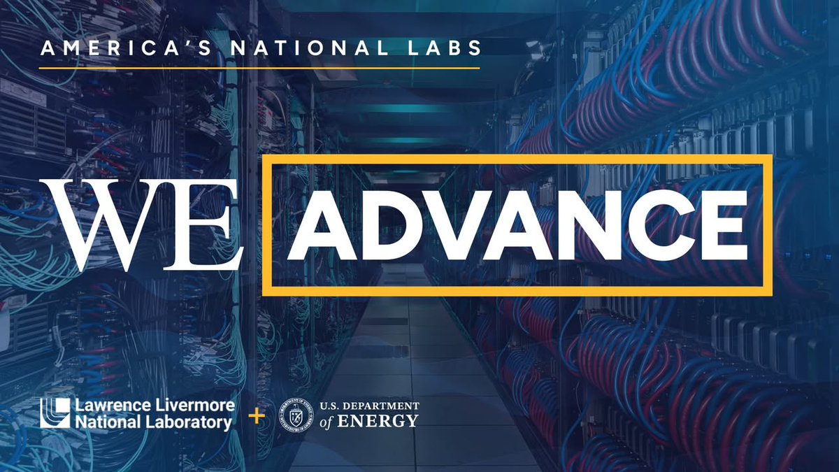 As the world's most powerful supercomputer, El Capitan makes the previously unimaginable a reality. This state-of-the-art system enables unprecedented modeling and simulation capability essential for the Stockpile Stewardship Program. #DoeNationalLabs livermorelab.info/4nm25Fk