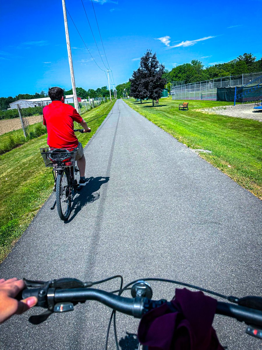This week, members of our office took a relaxing ride on Albany Hudson Electric Trail in Columbia County, which runs from East Greenbush to Stockport. 

Before this year, the trail was largely gravel, but thanks to a $2.2 million grant our office helped to secure this year, the