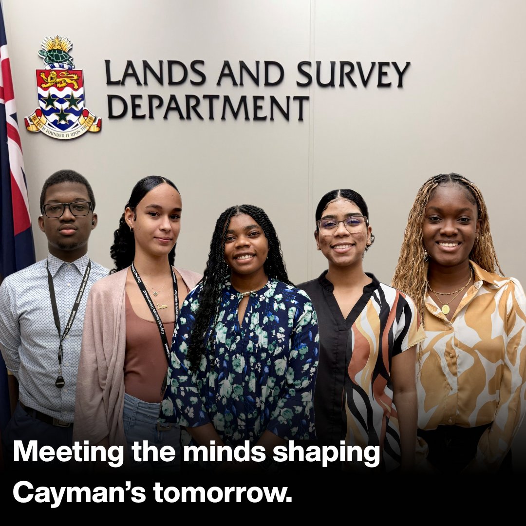 lands_surveyCI's tweet photo. We are proud to welcome our 2025 summer interns! This group is gaining hands-on experience across Surveying, GIS, Finance, and Land Registry, learning from our team. 

We're proud to play a role in shaping the next generation of Caymanian professionals.

#InternshipExperience https://t.co/g9D3ZyQnJl