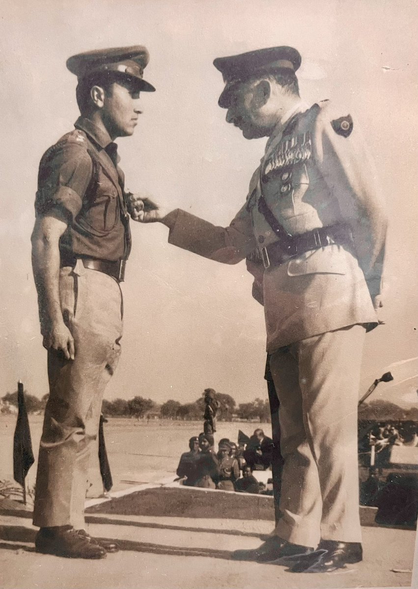 Major Amit Bansal (Veteran) (@majoramitbansal) on Twitter photo Year 1971, when the coveted Sena Medal was pinned on the chest of young Captain Shekhar Dutt by none other than Field Marshal SHFJ Manekshaw..
Sudden demise of a soldier like Dutt sir is shocking.
<a href="/GCTCWORLD/">Global Counter Terrorism Council</a> <a href="/KRANTII01/">Satyam Kushwaha, Veteran, Entrepreneur</a> <a href="/cdf_23/">CDF 23</a> <a href="/PMOIndia/">PMO India</a> <a href="/VGK_India/">Lt. General Vinod G. Khandare, PVSM, AVSM, SM</a> <a href="/Ptr6Vb/">Lt Gen Vinod Bhatia Retd</a> <a href="/narendramodi/">Narendra Modi</a> <a href="/adgpi/">ADG PI - INDIAN ARMY</a> Year 1971, when the coveted Sena Medal was pinned on the chest of young Captain Shekhar Dutt by none other than Field Marshal SHFJ Manekshaw..
Sudden demise of a soldier like Dutt sir is shocking.
<a href="/GCTCWORLD/">Global Counter Terrorism Council</a> <a href="/KRANTII01/">Satyam Kushwaha, Veteran, Entrepreneur</a> <a href="/cdf_23/">CDF 23</a> <a href="/PMOIndia/">PMO India</a> <a href="/VGK_India/">Lt. General Vinod G. Khandare, PVSM, AVSM, SM</a> <a href="/Ptr6Vb/">Lt Gen Vinod Bhatia Retd</a> <a href="/narendramodi/">Narendra Modi</a> <a href="/adgpi/">ADG PI - INDIAN ARMY</a>