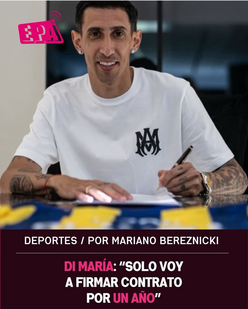 Por <a href="/marianoberez/">Mariano Bereznicki</a> 
✍🏽Nota: esxaca.com.ar/di-maria-solo-…