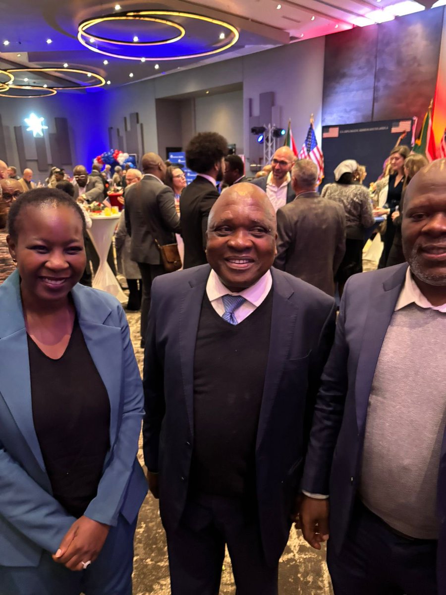 Today we attended the US Independence Day Celebrations in Pretoria with <a href="/HST_health/">Health Systems Trust</a>!!! Minister Gayton McKenzie gave the keynote address. It was wonderful to meet Prof <a href="/LenkaBula/">LenkaBula</a> and the Deputy Minister of Health