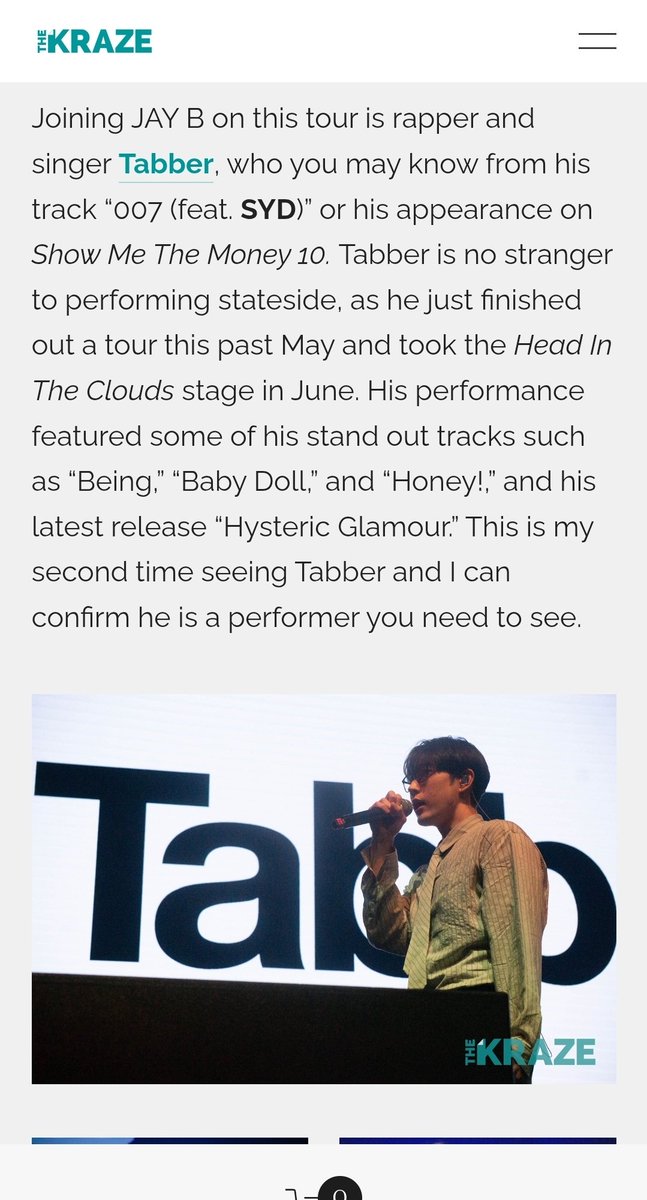 NEW Article alert! 🙌🏻🙌🏻
from krazemag US 

#TABBER #태버 

🔗thekrazemag.com/latest-updates…