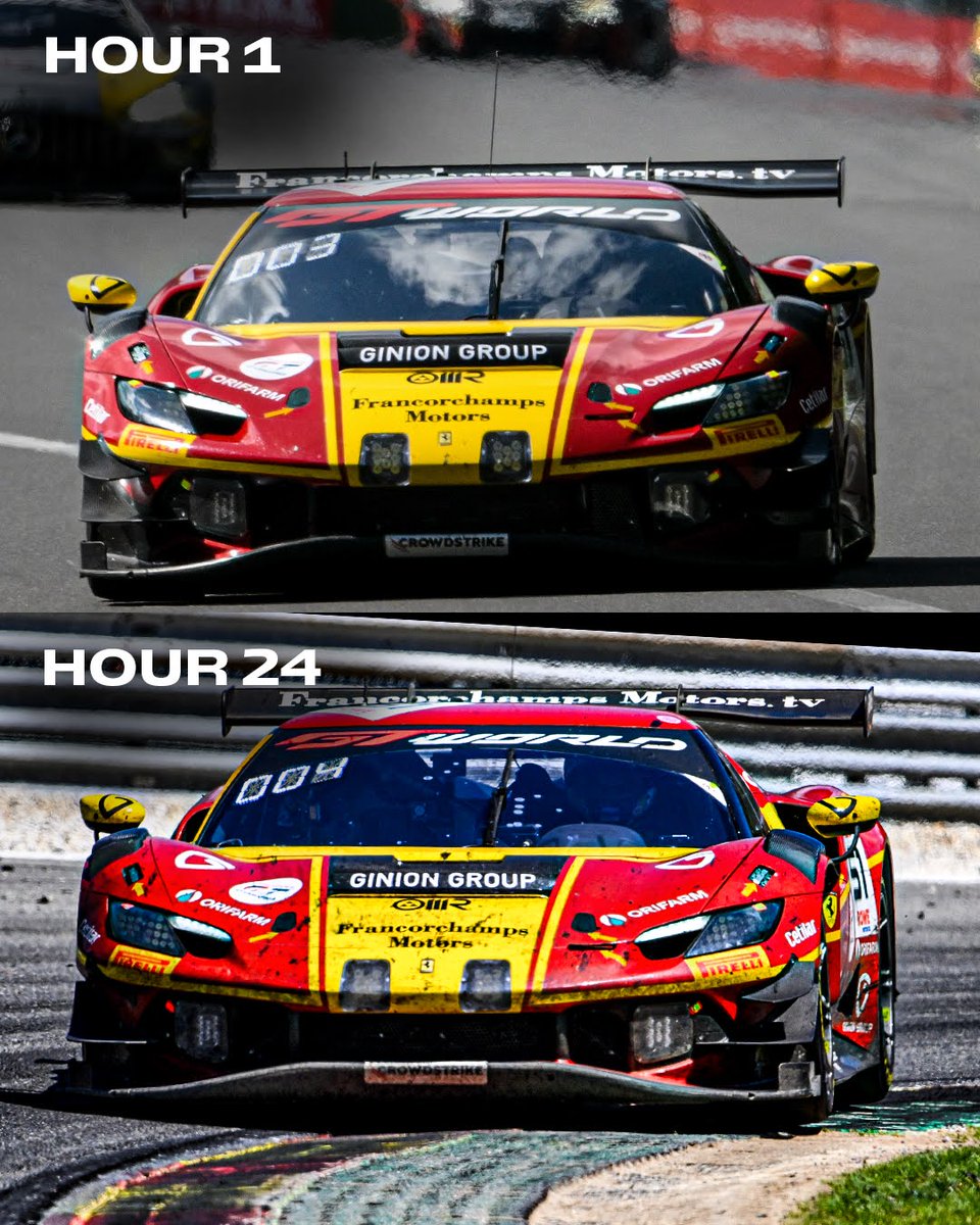 FerrariRaces's tweet image. The #Ferrari296GT3 still looks good after 24 hours of racing in Spa 😮‍💨

#Spa24H #GTWorldEurope #FerrariEndurance #FerrariRaces