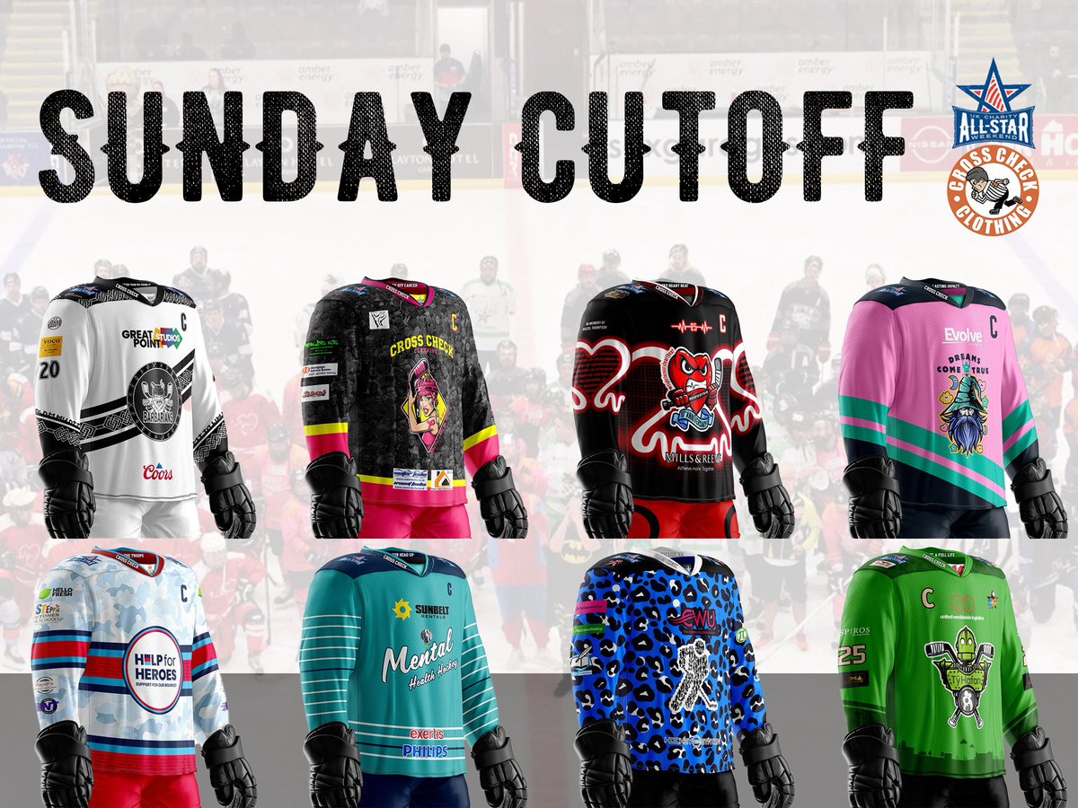 You have until THIS SUNDAY to order your favourite <a href="/ukfallstars/">UK Charity Allstars</a> jersey in time for the event. Sidenote, there’s a little competition behind the scenes between the captains! 👀

shop.crosscheckclothing.co.uk/collections/al…